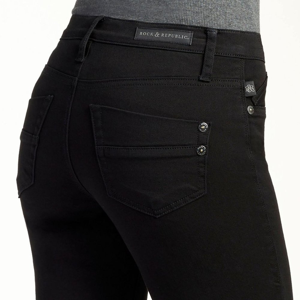Women's Rock & Republic® Kashmiere Black Jean Leggings